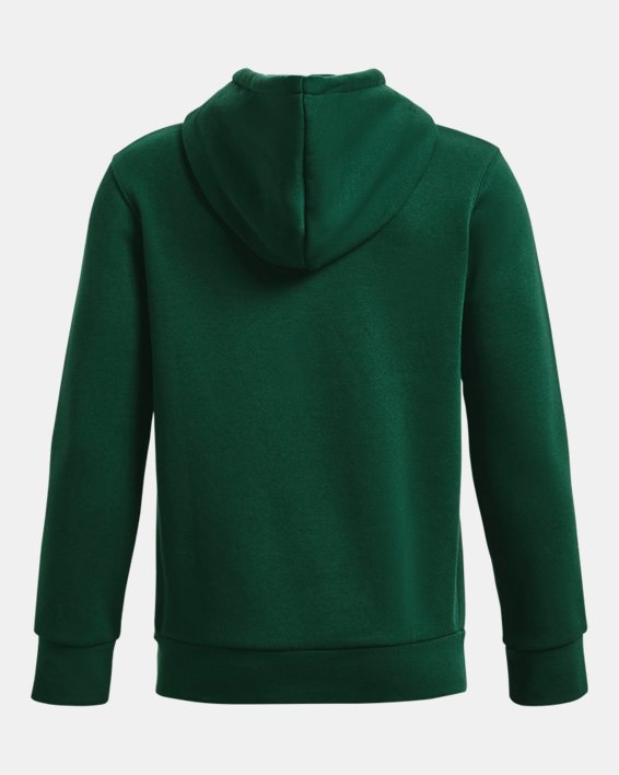 Boys' UA Essential Fleece Hoodie in Green image number 1
